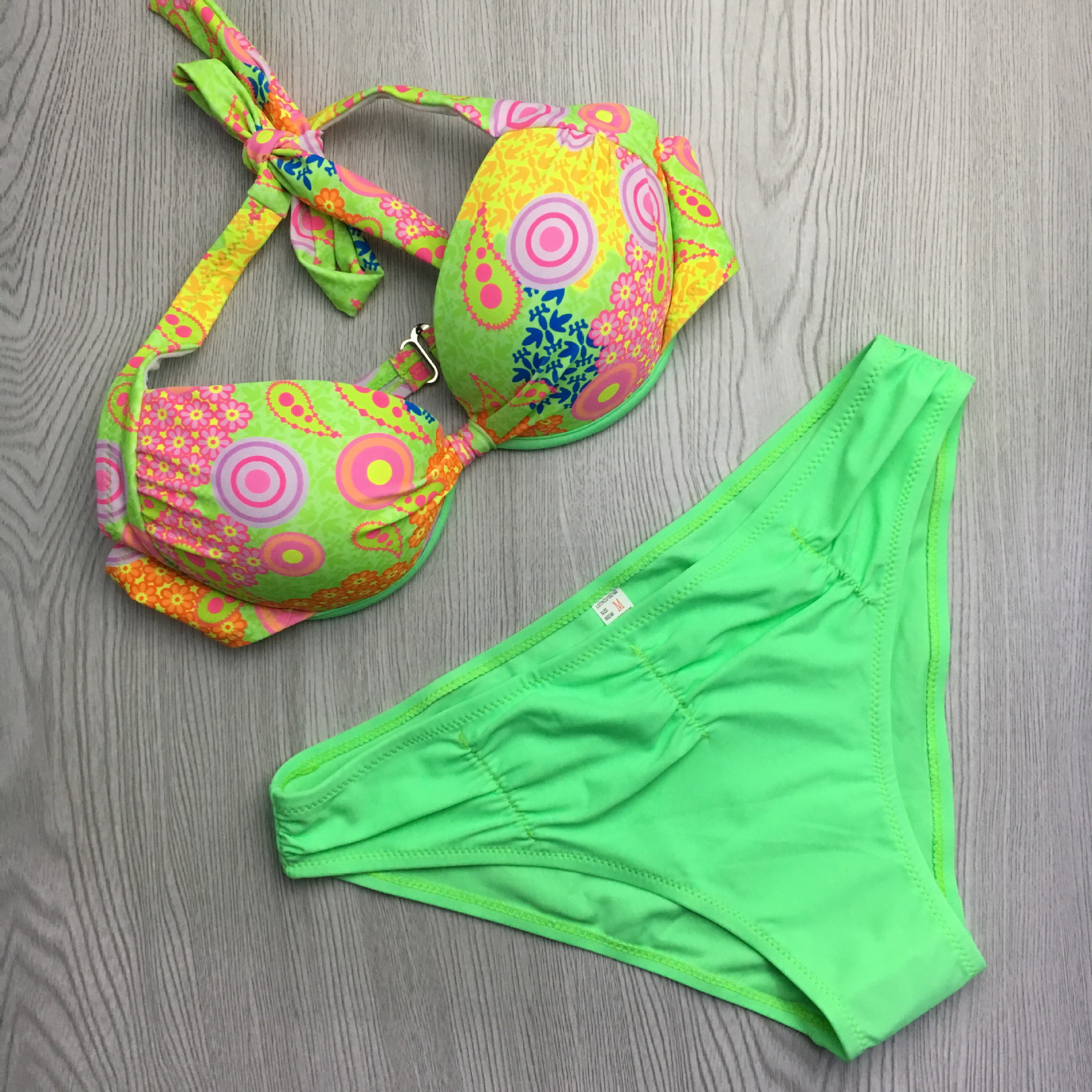 F4604-1 Wonderful Womens Tankini  Halter Bikini